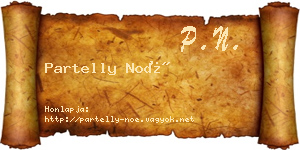 Partelly Noé névjegykártya